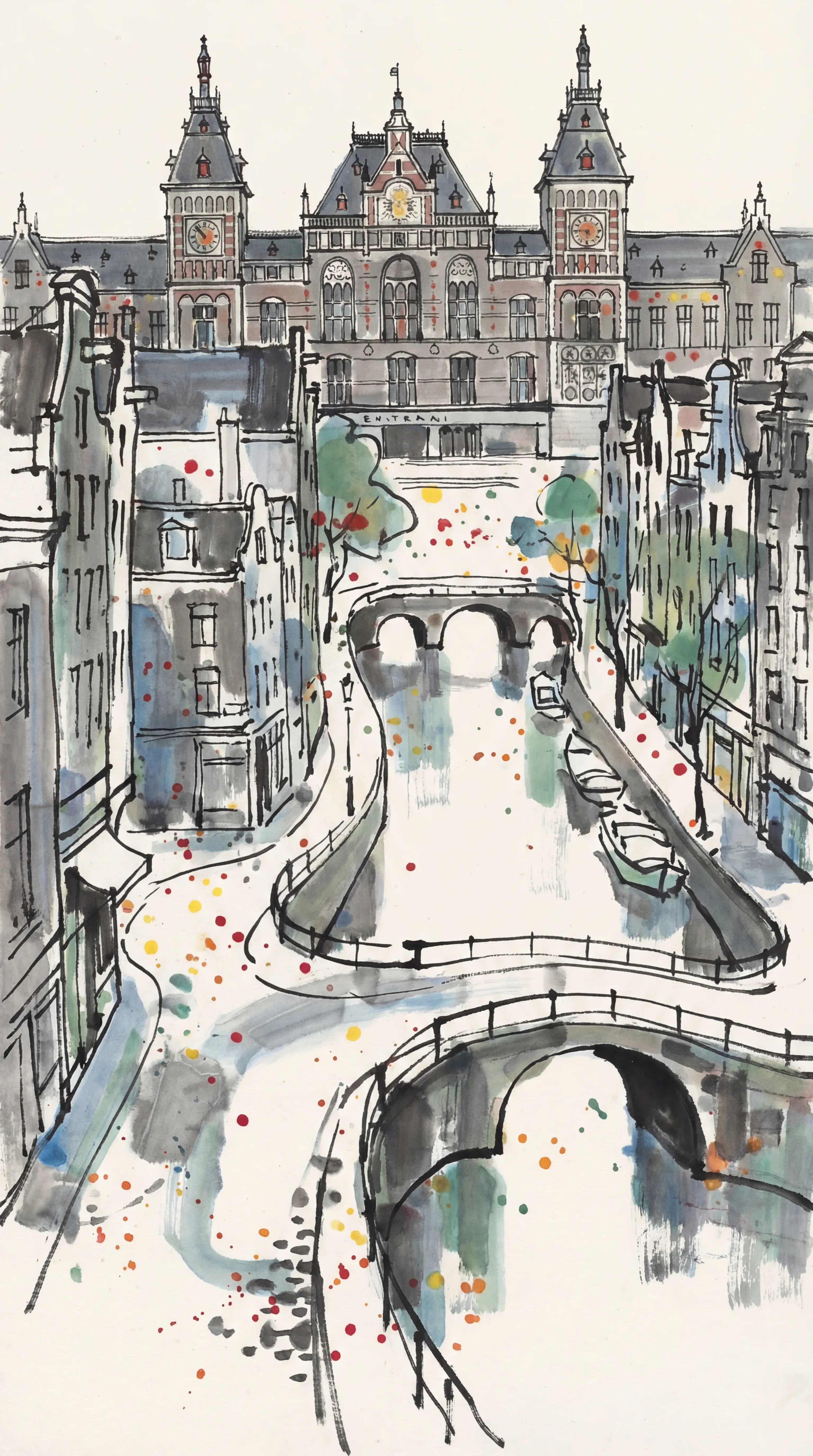 Chinese ink-wash — Amsterdam