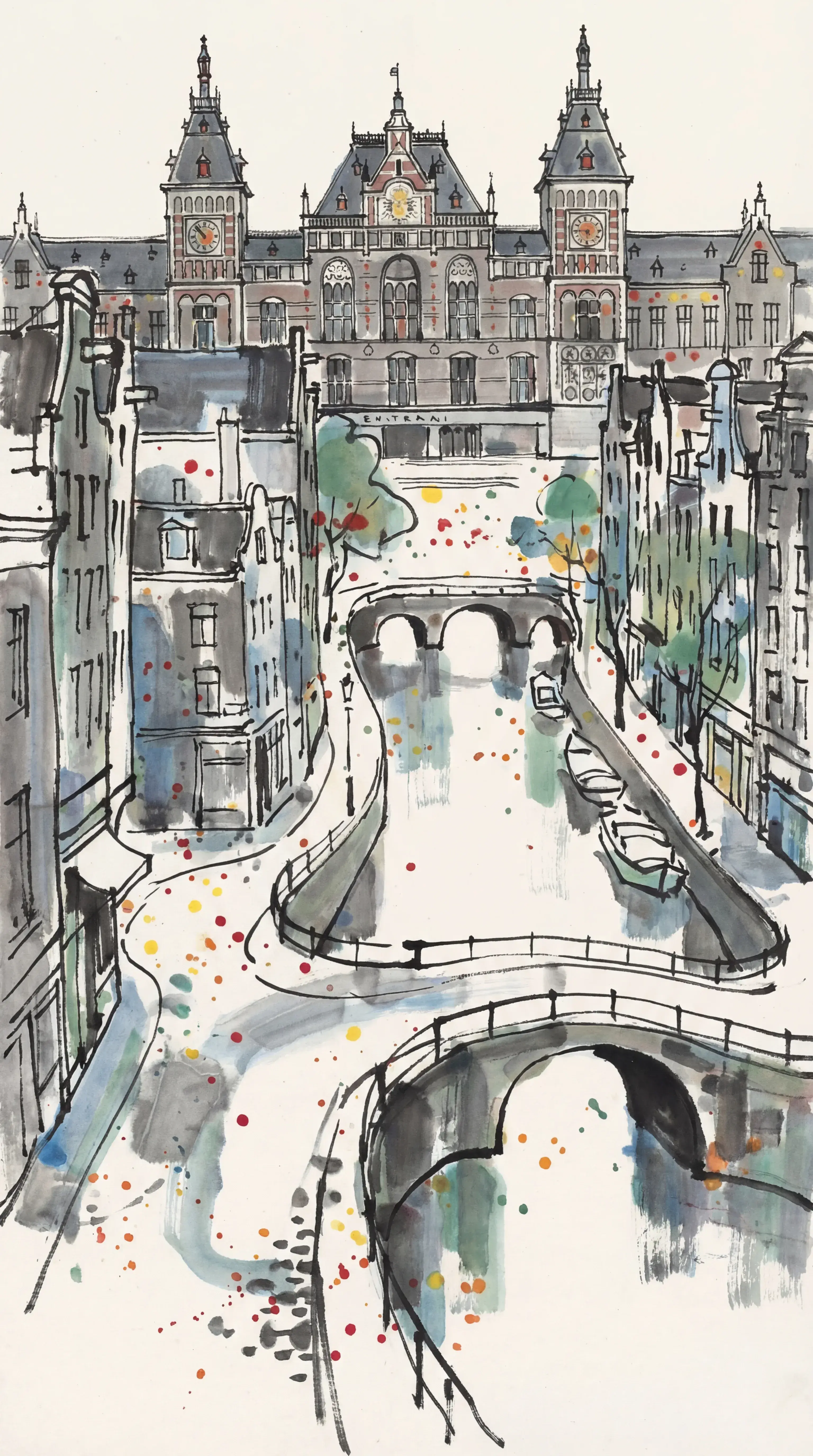 Chinese ink-wash — Amsterdam